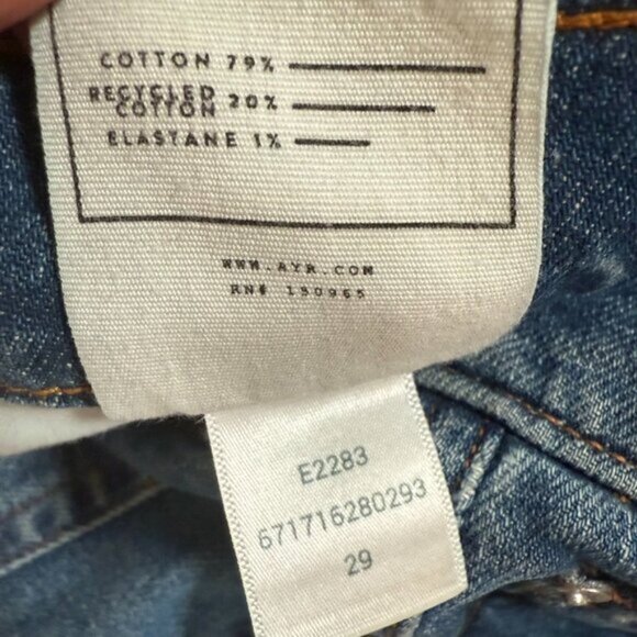 AYR Womens Wide Leg Jeans Secret Sauce Comfort Stretch Size 29 Boho Coastal Lux - Picture 8 of 13